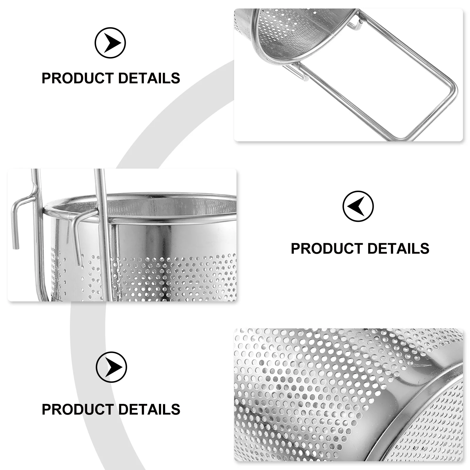 

1Pcs Hot-Pot Strain Basket Stainless Steel Practical for Home Restaurant Use Easy Clean Hot-Pot Basket
