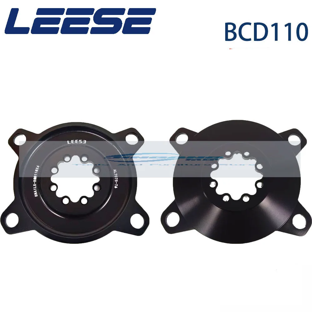 

Кривошип LEESE GXP с дисковым захватом BCD110, диск с 8 гвоздями, одиночный 110, двойной дубленый красный шатун