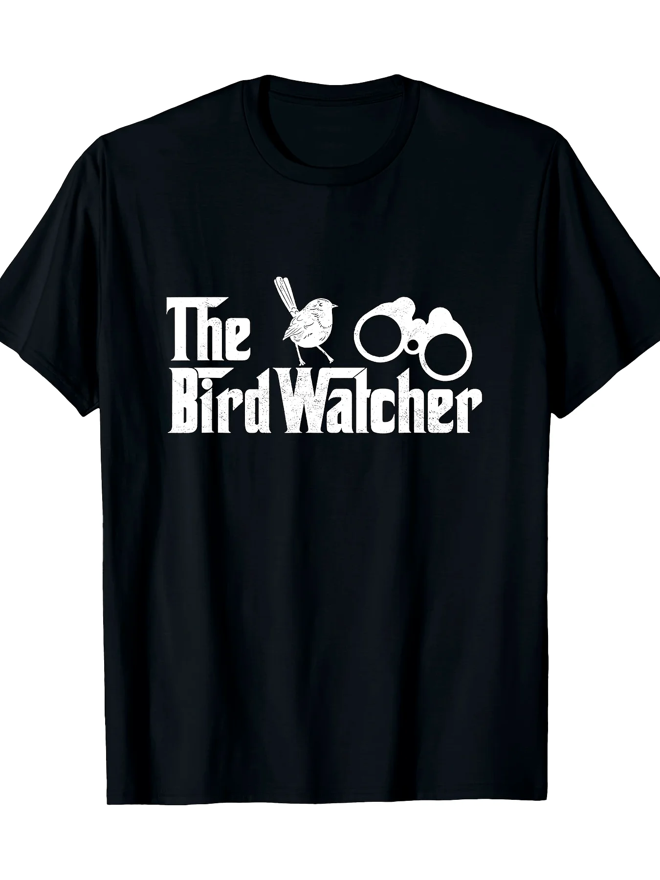 

Мужская футболка с рисунком «Встребитель птиц», повседневная хлопковая футболка с круглым вырезом, подарок для любителей рождения на открытом воздухе