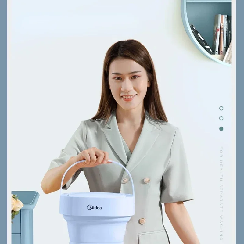 غسالة ملابس داخلية قابلة للطي ومحمولة ، غسالة صغيرة رائعة جورب