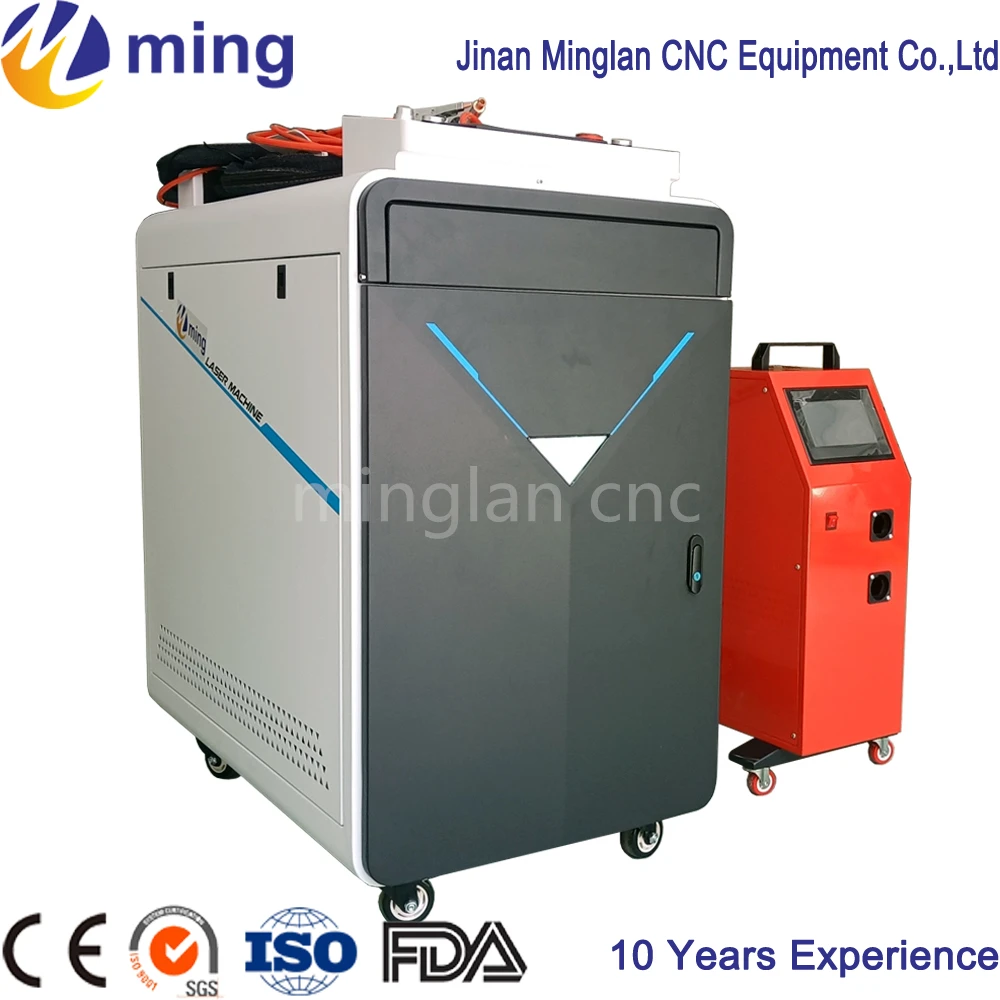 1000W 1500W 2000W 3000W Fiber Laser Metal Welding Laser Cutting and Cleaning Machine Handheld Three in One Function
