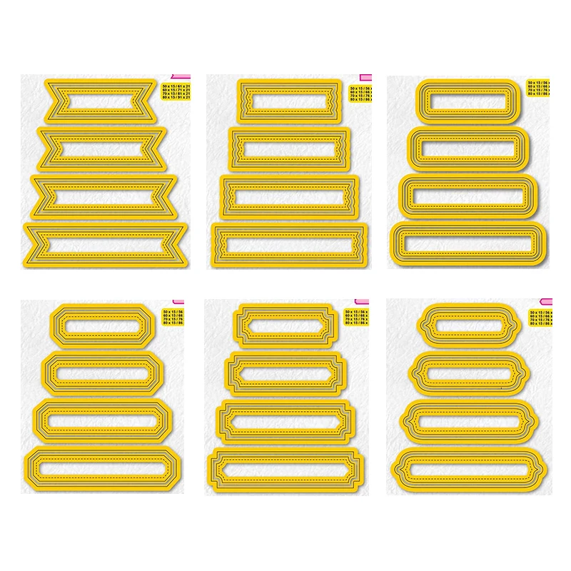 

Metal Cutting Dies is Applicable To Christmas DIY Scrapbook Album 3D Greeting Card Decoration General Dotted Line Label 2022 New