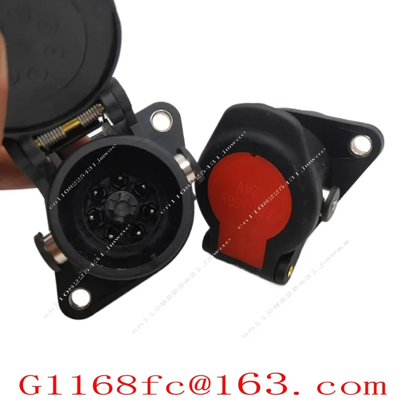 ABS Truck Semi-trailer Connection Five Core Spiral Assembly Trailer EBS 5-hole Wire Plug