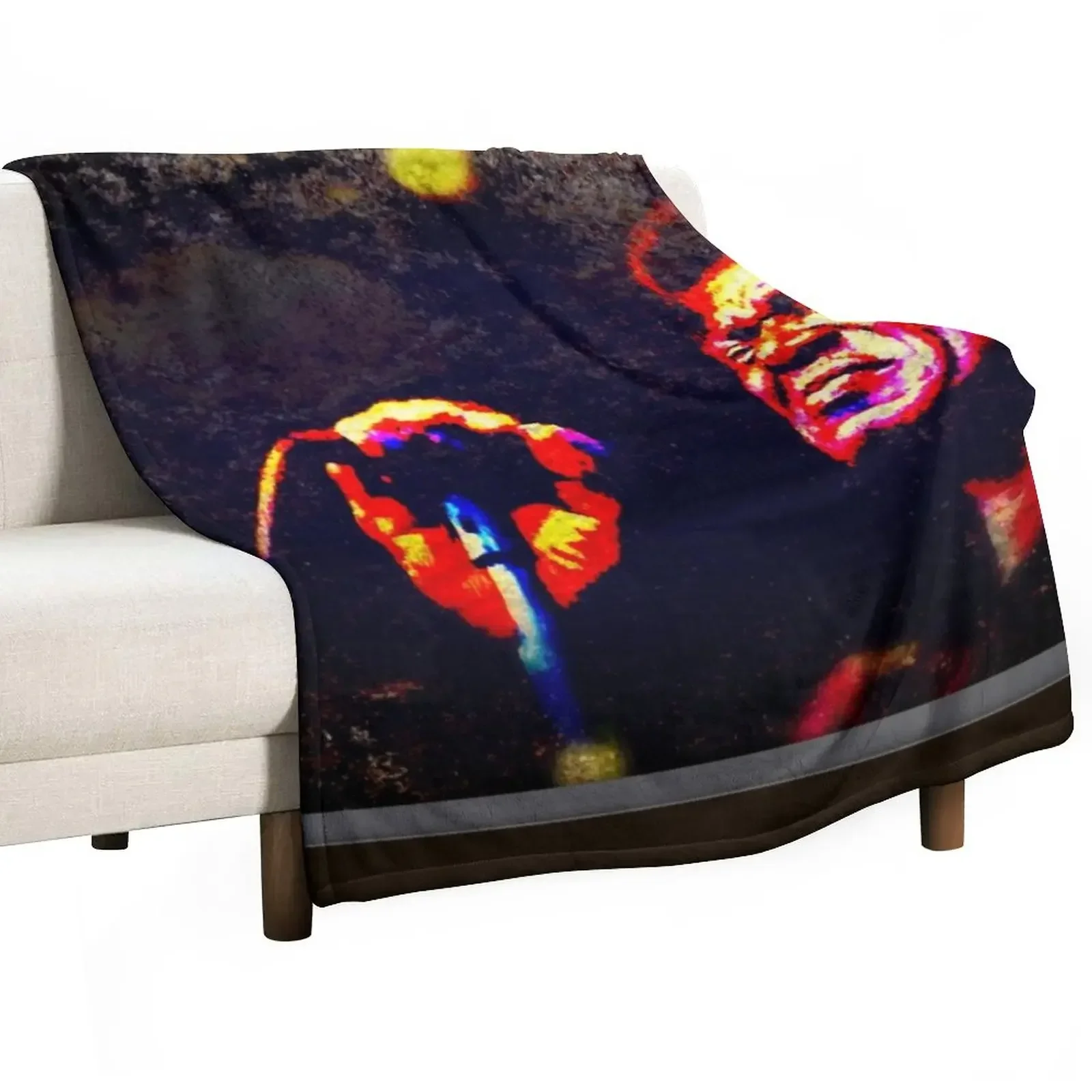 

Big Bradley Blues Blown Back Throw Blanket Thin Decorative Beds wednesday Blankets