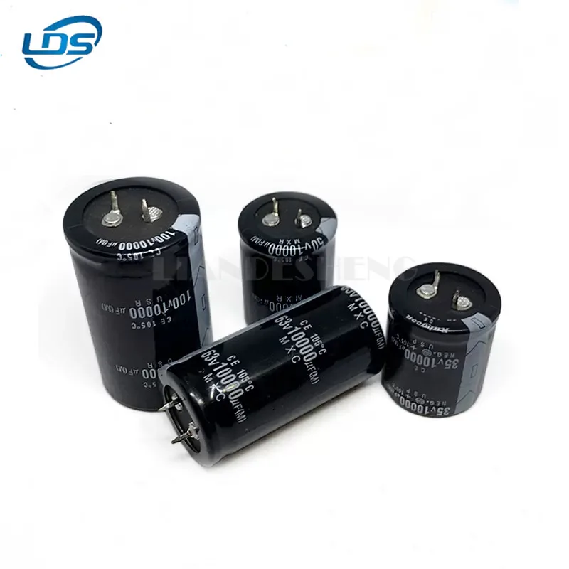 1pcs Bull Angle Capacitor 80v2200uf Size 22x35/40 25x30/35 Aluminum electrolytic Capacitor 2200uf 80v audio