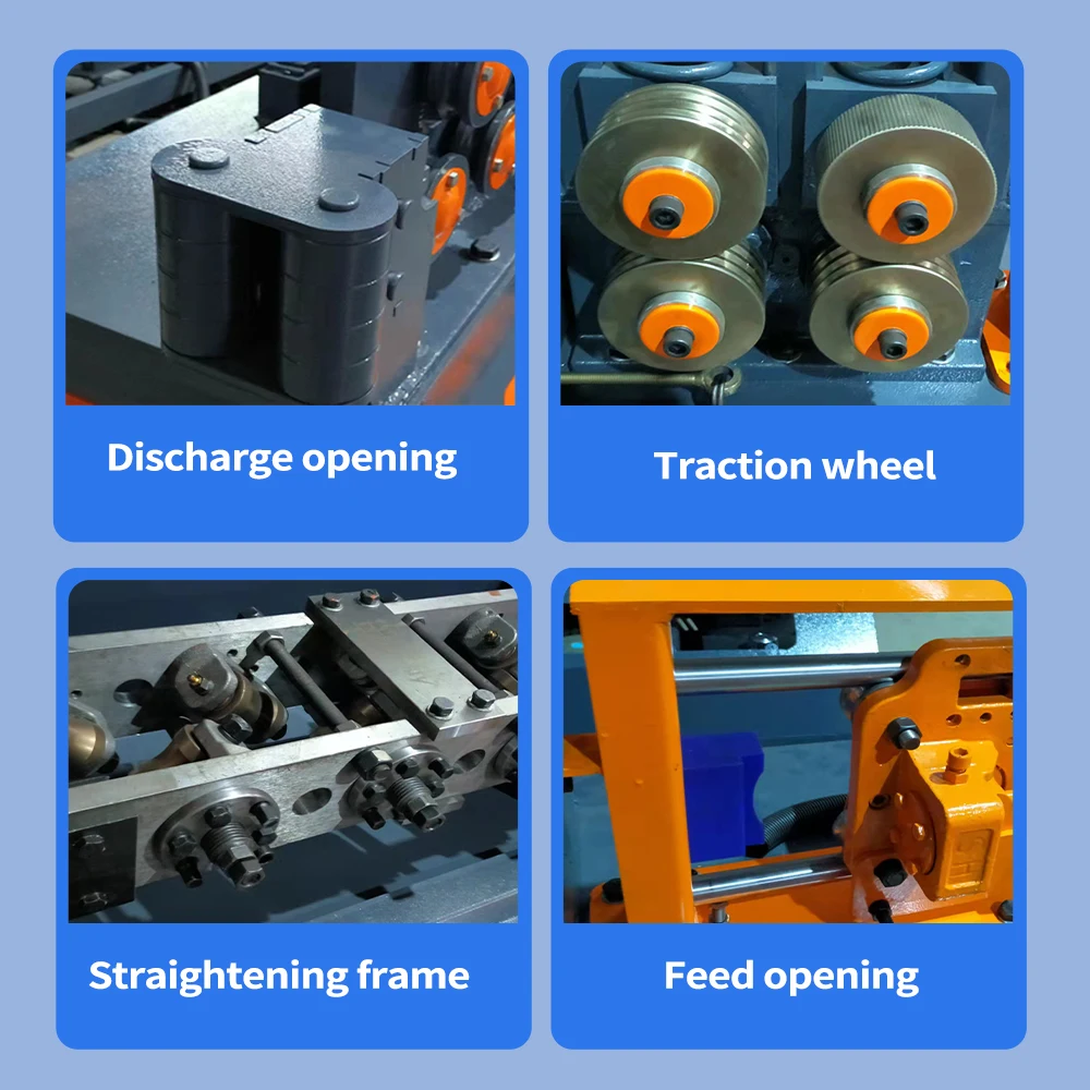 Automatic Wasted Screw-Thread Steel Rebar Straighten Machine CNC Scrap Rebar Straightening Machine
