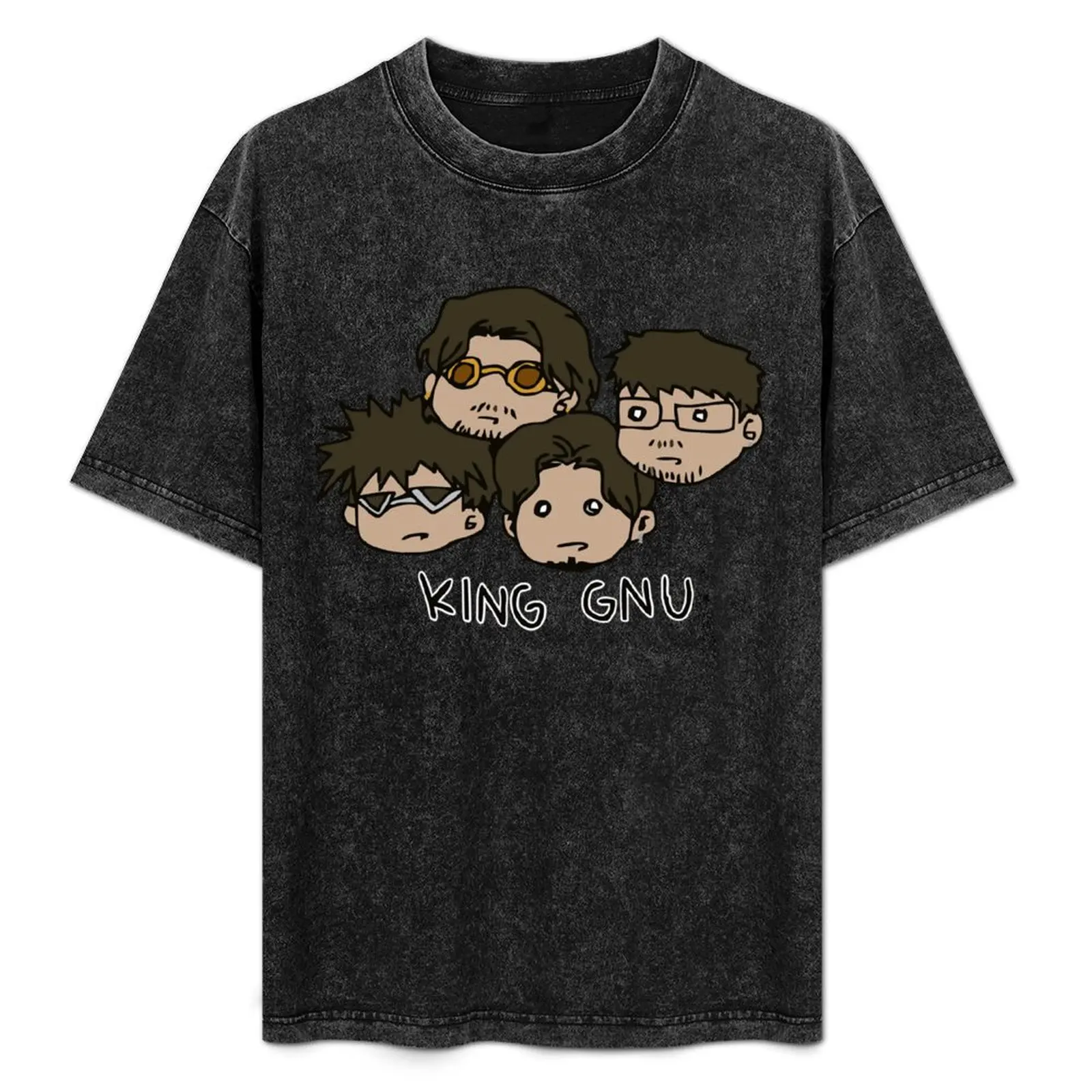 

King Gnu T-Shirt summer 2025 customs Funny t-shirts tshirts for men