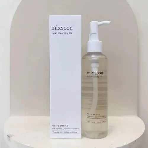 Imagen 1 del producto Mixsoon-removedor de maquillaje de soja, aceite y limpiador de árbol de té, suave, no irritante, limpieza profunda, disolución de maquillaje