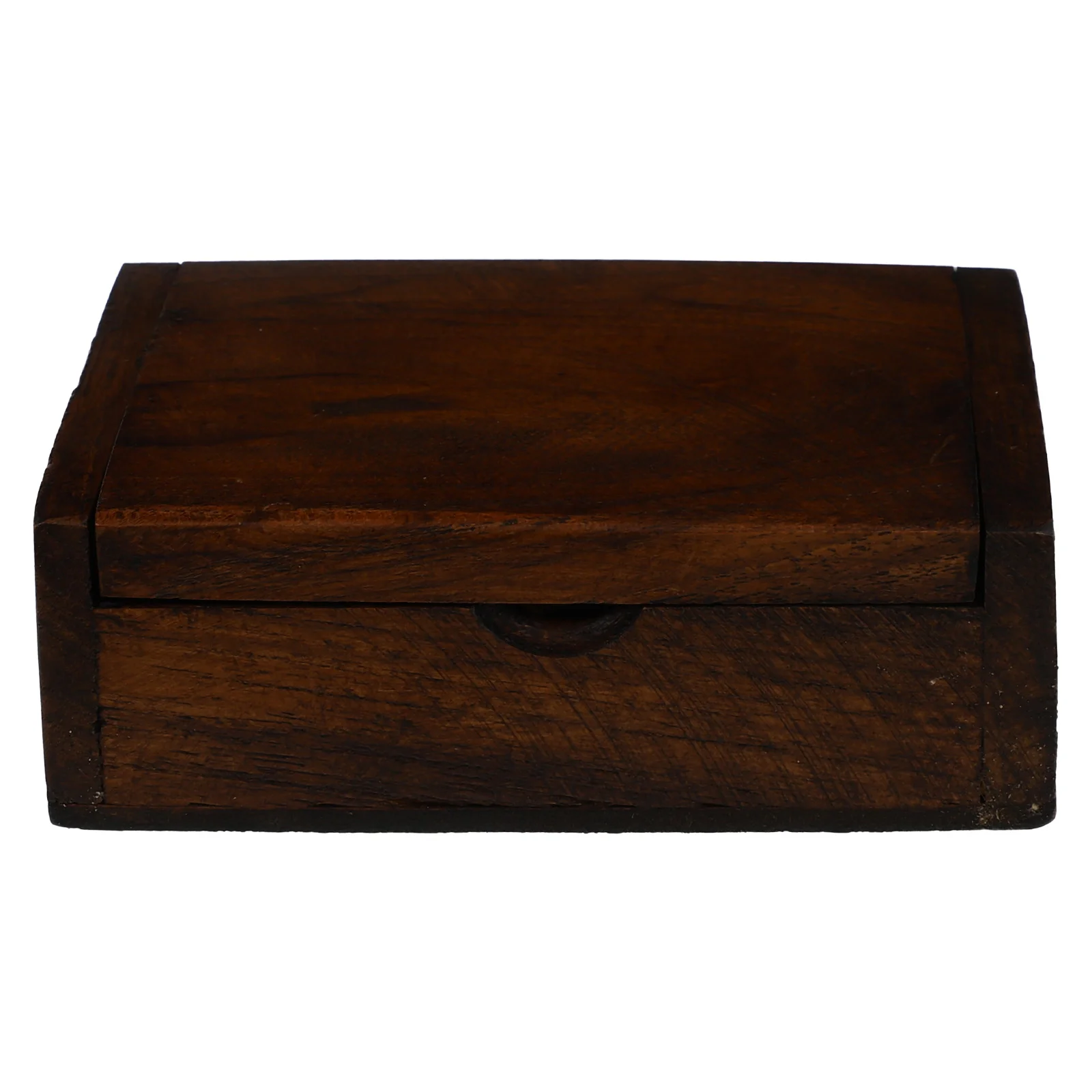 

Souvenir Wooden Box Office Desk Decor Display Place Holder Smooth Storage Container