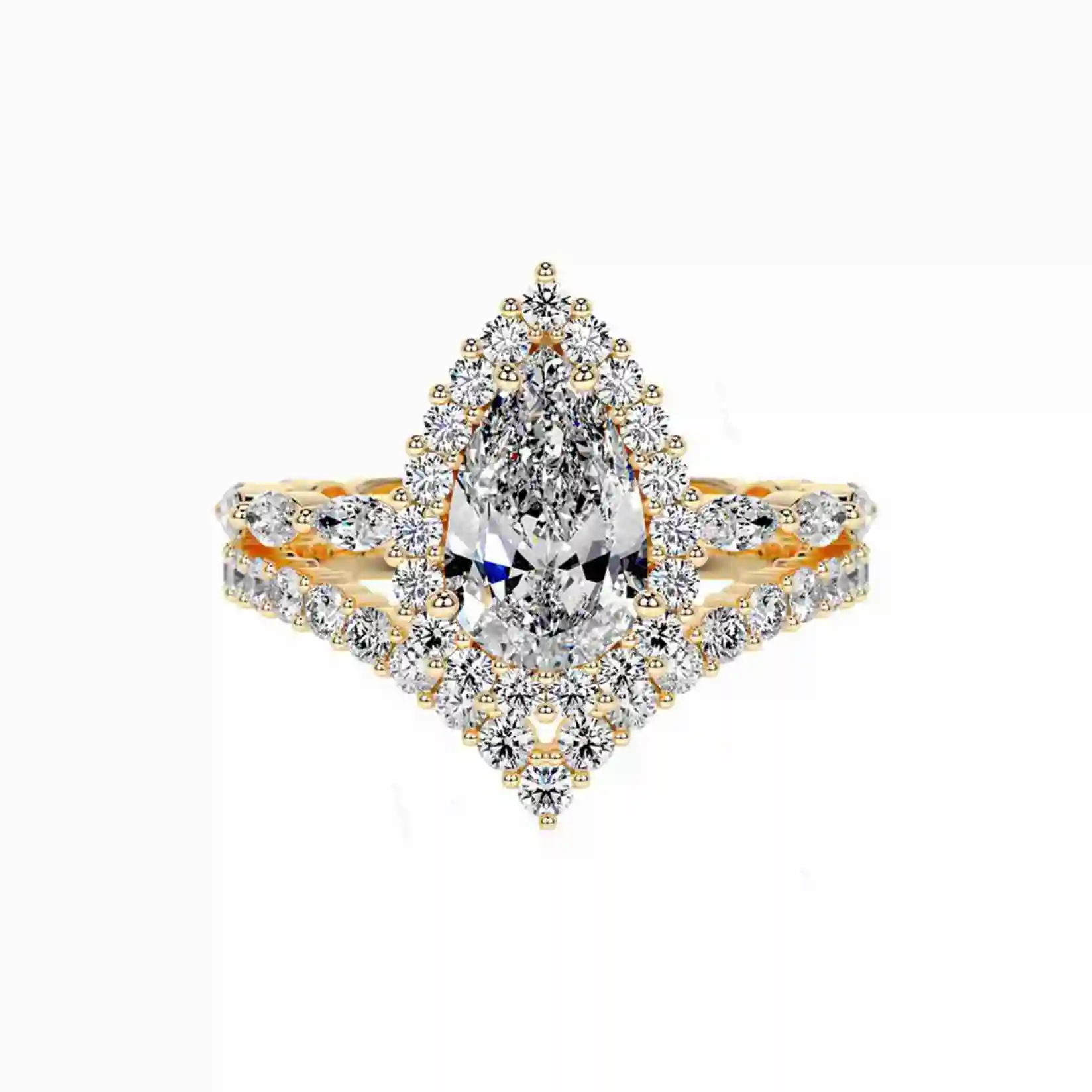 MuShan Jewelry Light Luxury Stacked Ring Women S High Class Sense S925 Sterling Silver 1 2 3 Carat Mozambique Stone Wedding