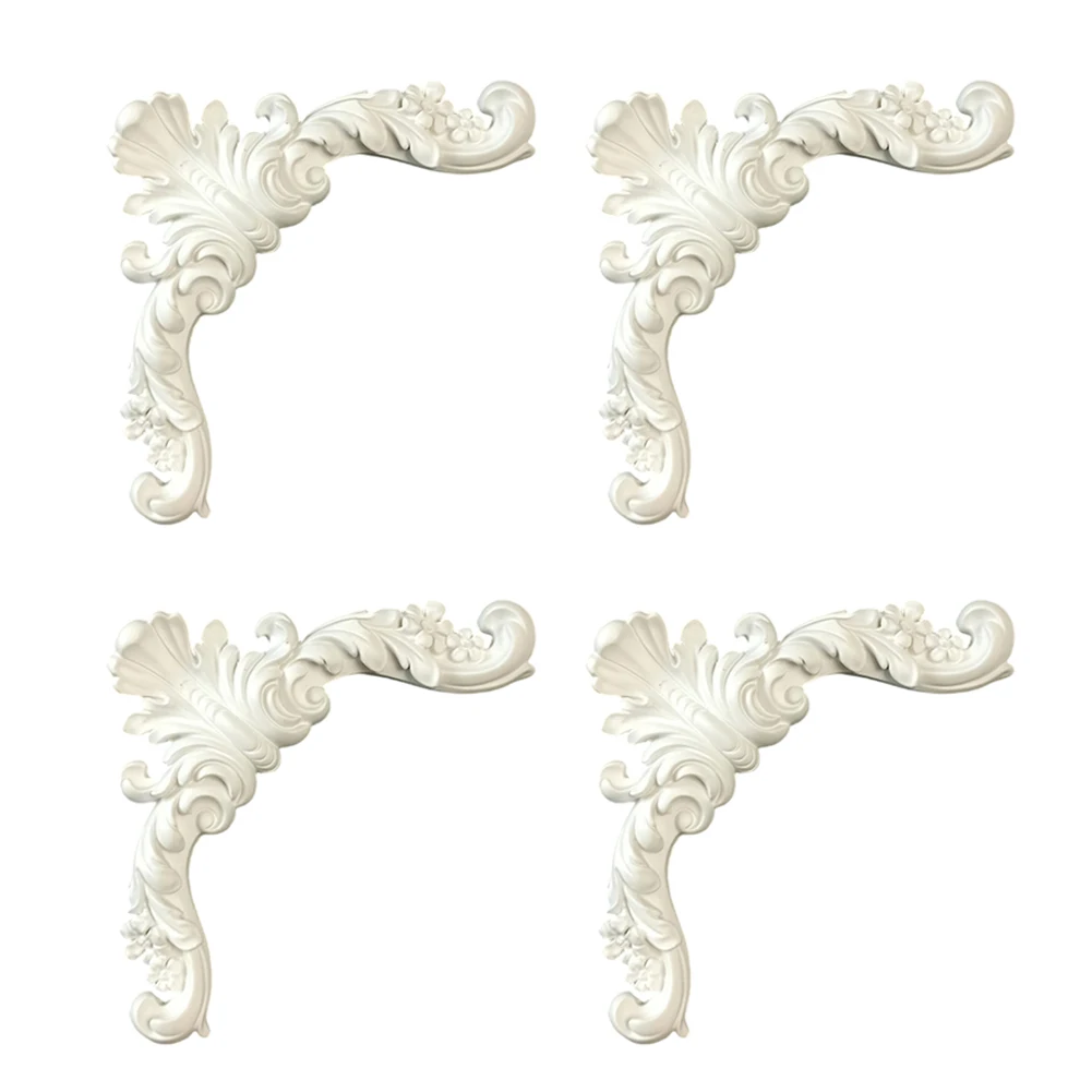 Door Frame Decoration 13.5*13.5cm Corner Molding Timeless Wall Decoration Ideas Corner Molding Plaster Corner Trim