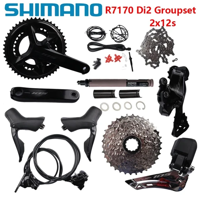 シマノR7170コンポセット DI2 12s 取り外し品 シマノR7170コンポセット DI2 12s 取り外し品 シマノ SHIMANO