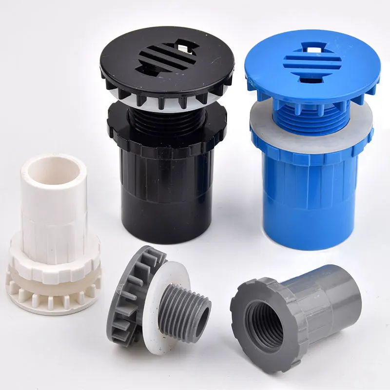 1Pc 20~50mm PVC Pipe Straight Aquarium Fish Tank Outlet Drainage Connector Home Garden Hydroponic DIY Water Supply Tube Fittings