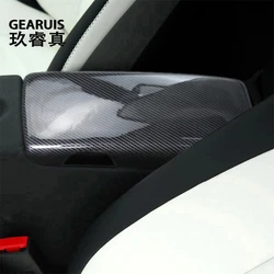 Car Center Console Tidying Armrest Box Panel Cover Sticker Trim For Mercedes Benz SLK R171 W171 2004-2010 class Auto Accessories