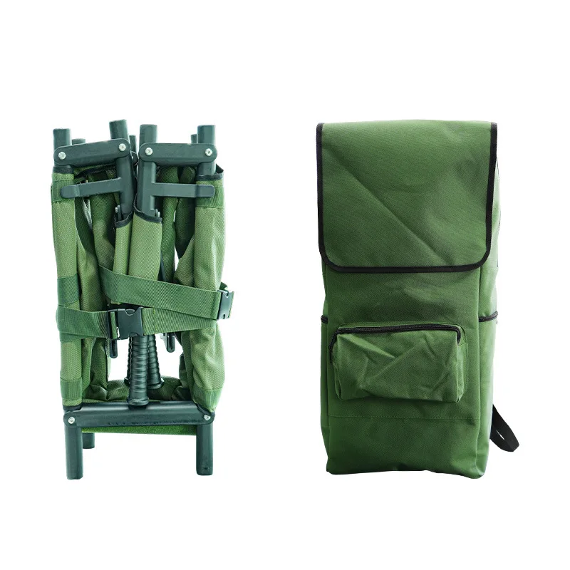 Folding carbon brazing stretcher, outdoor first aid, portable backpack rescue stretcher