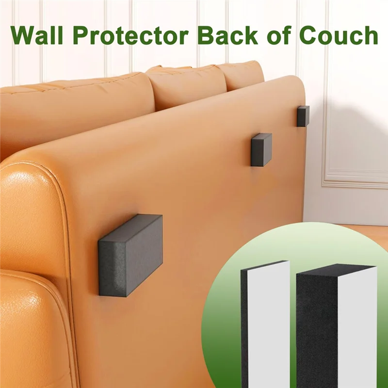 

A93E-32Pc Eva Foam Furniture For Wall Protectors-For Headboard Stoppers For Wall, Thicker Bed Stoppers 40 * 80 Mm