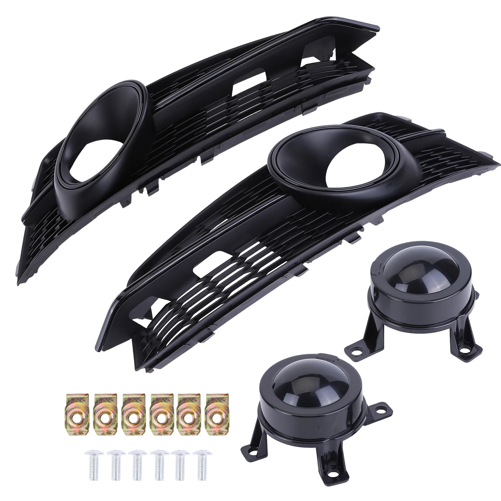 

Fog Lamp Frame Kit Replacement 4G0807647 4G0807648 for Audi A6 S6 2016-2018