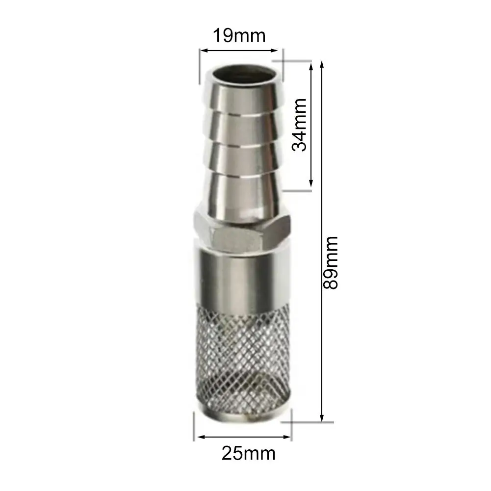 3/4 Inch Slangfilter Filter Zeef Mesh Efficiënte Filtratie Vangt Kleine Deeltjes Veelzijdige Toepassing Voor Pomp Brandstofgas