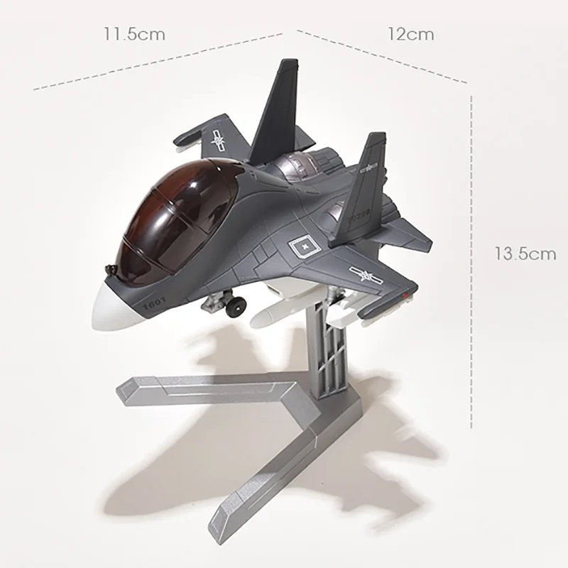 

Die casting limited version of the Year of the Loong J-20 fighter alloy plastic model 1:144 scale toy gift collection