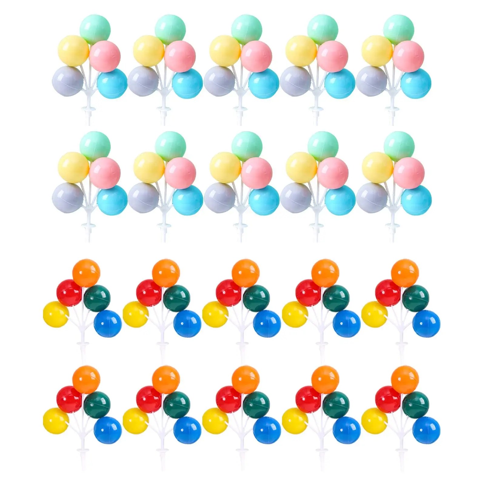 10 шт., воздушные шары, топперы для торта, орнамент, портативные топперы для кексов на День матери, День святого Валентина, вечерние торжества, юбилей