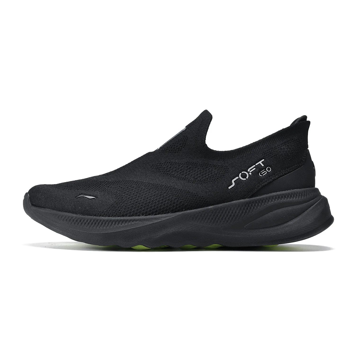 Li-Ning Men SOFT GO 2 KNIT Slip-on Casual Walking Shoes Cushion Comfy Stable LiNing Mesh Jogging Daily Sports Sneakers AGLV017