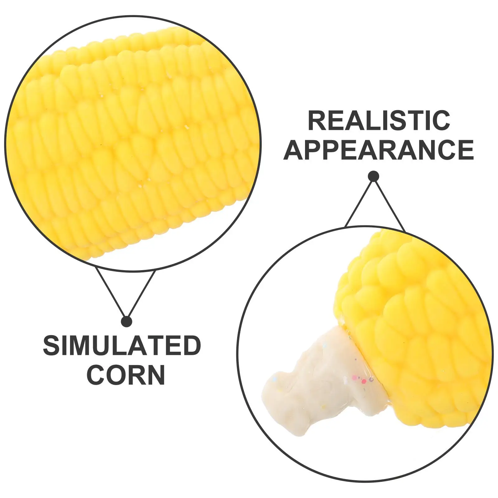 Brinquedos de milho em forma de casa elástico sensorial brinquedo festa espremer favores vegetais adorável