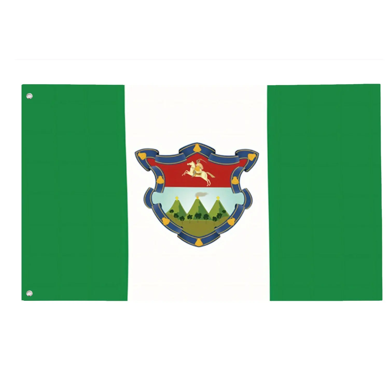 Guatemala Sacatepéquez Department Banner Flag with 2pcs Rings, Suitable for Home/Garden/Outdoor/Indoor Use
