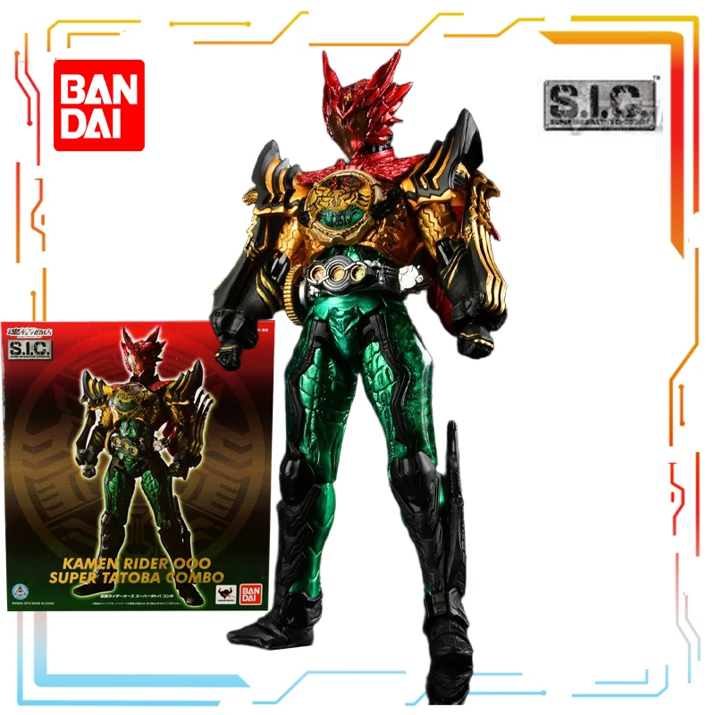 Directe levering op voorraad BANDAI Original S.I.C. Beweegbare Serie Kamen Rider OOO Anime Figuur Model Speelgoed Model Cadeaus voor Jongens