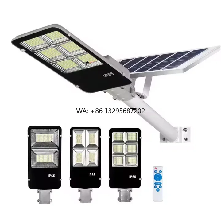 

LIGHTSINCERE High Lumen Outdoor Waterproof Solar Street Light 100w New Aluminium Home and Lighting LED Solar Powered Street Lamp
