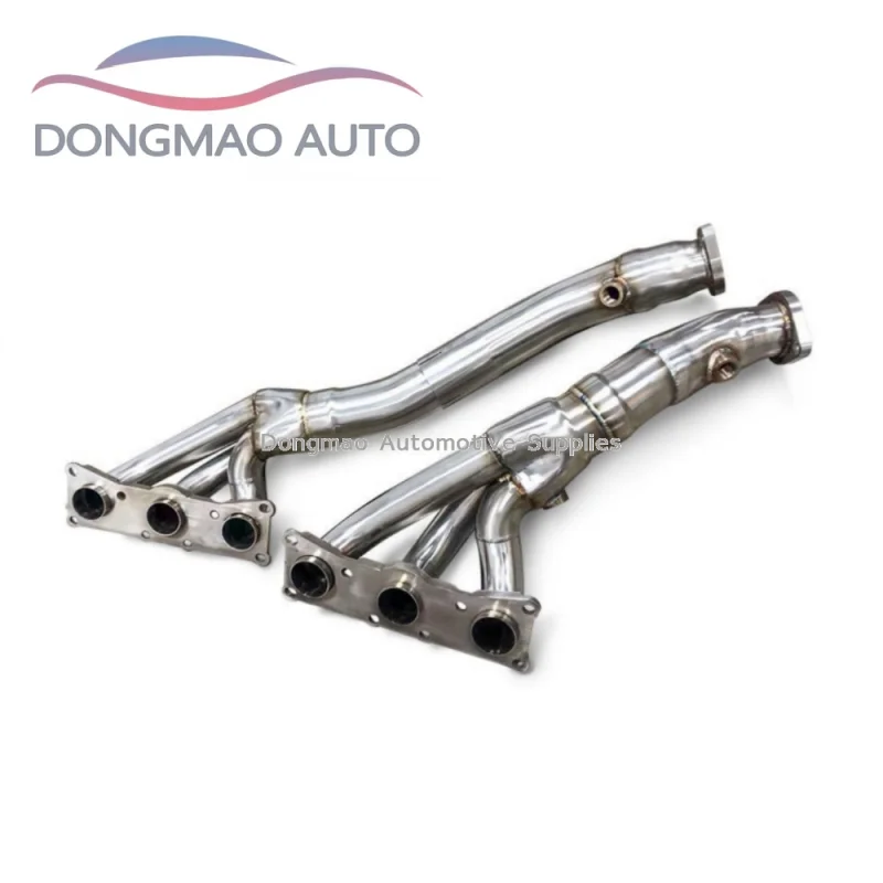 For BMW 6 Series E63 E64 N52 2.5 3.0 2009-2015 Ss304 Exhaust Downpipe High Performance Catless Downpipe Exhaust Manifold