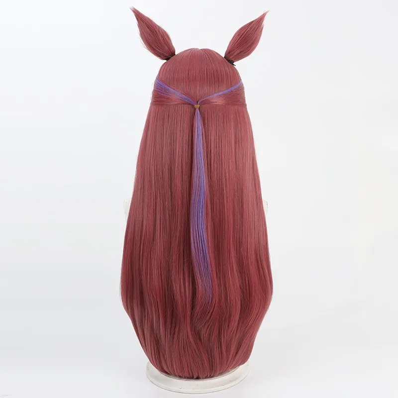 باروكة كوسبلاي أرنايتس لا بلوما مع غطاء فروة الرأس وآذان حيوانات وتسلط الضوء على متعددة الألوان