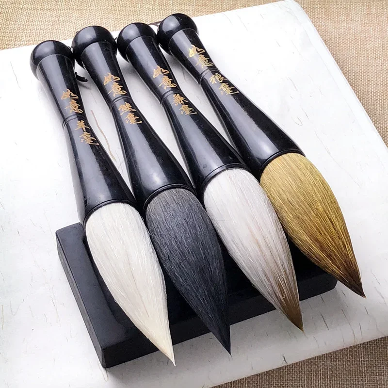 Oversized Chinese Calligraphy Brush Pen Weasel Woolen Bear Multiple Hairs Brush Regular Script Calligraphy Writing Drawing Brush