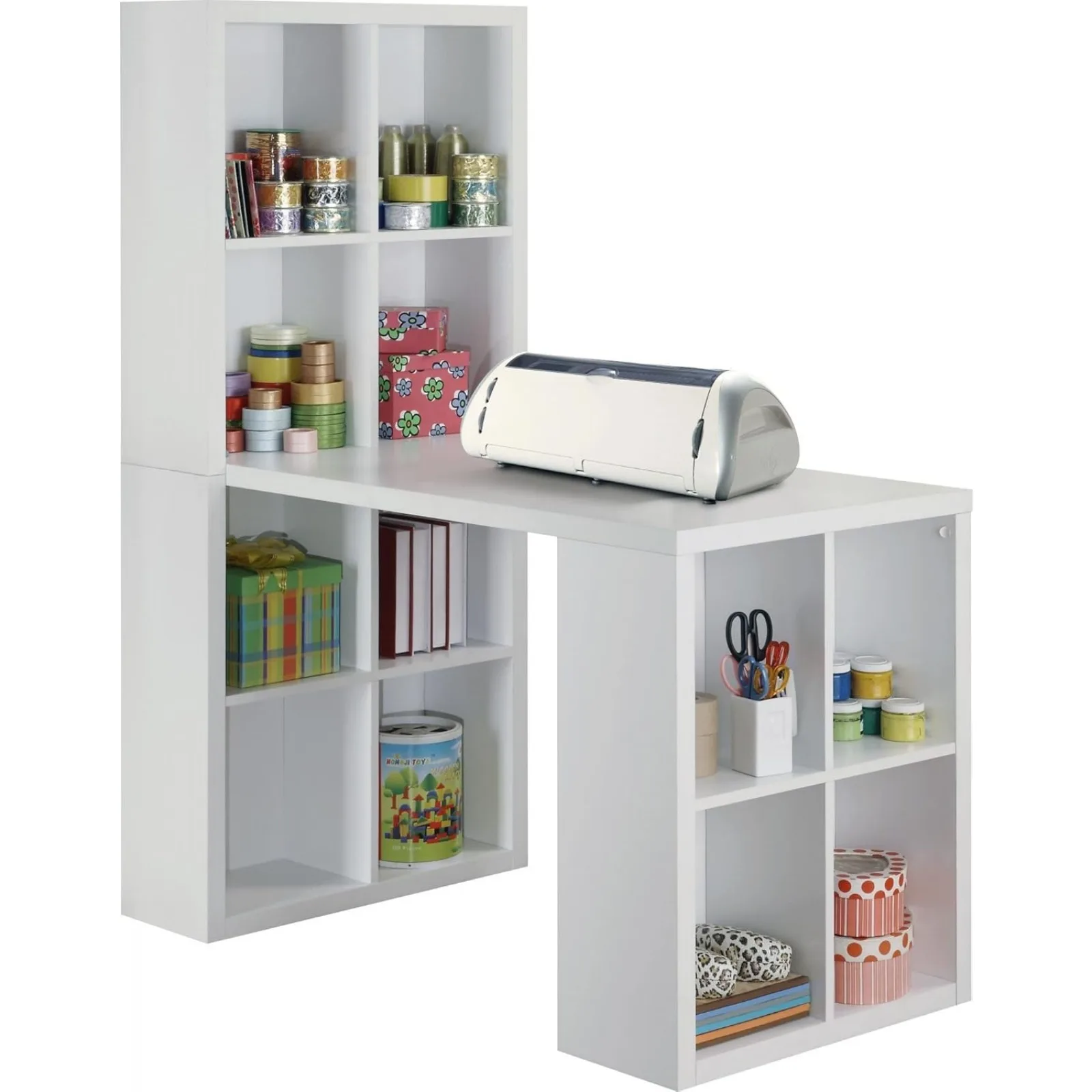 US London Hobby Contemporary Desk, White