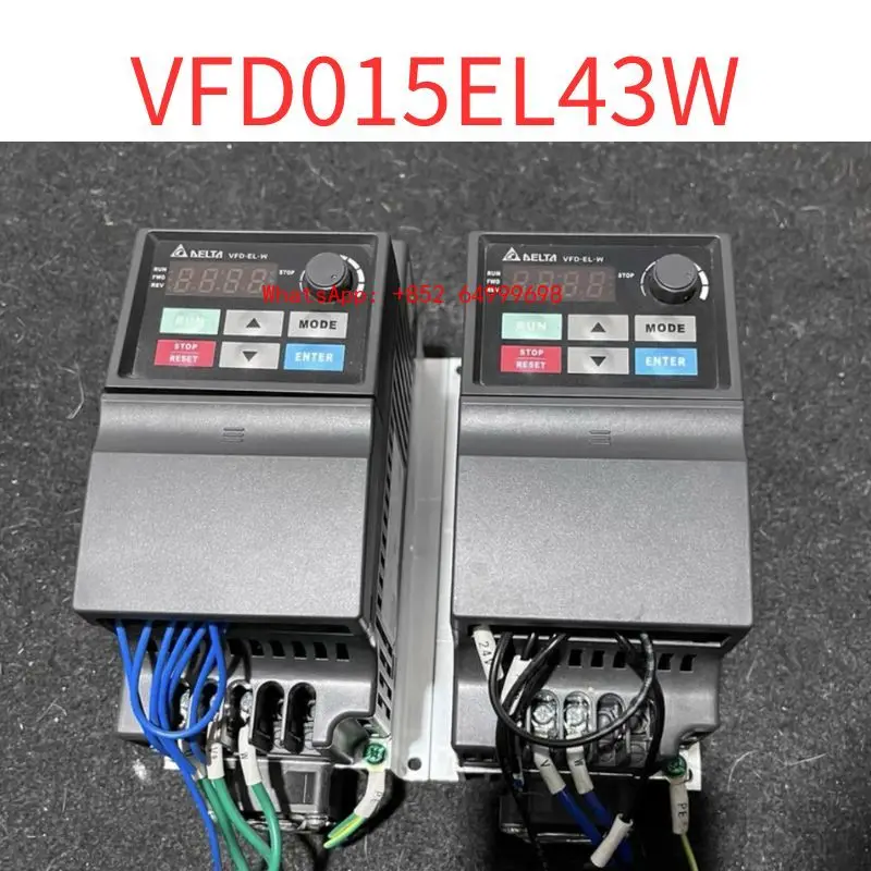 

Second-hand inverter VFD015EL43W 380V/1.5KW Test OK