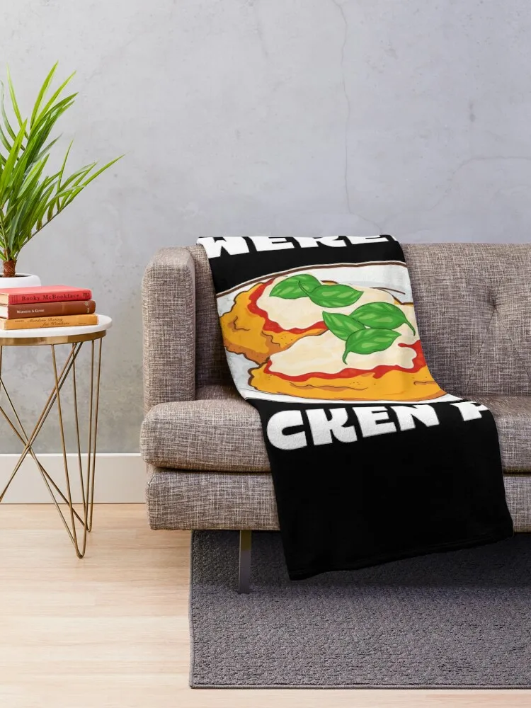 Italian Foodie Parmesan Powered By Chicken Parm design Throw Blanket Sofas christmas gifts anime Soft Blankets