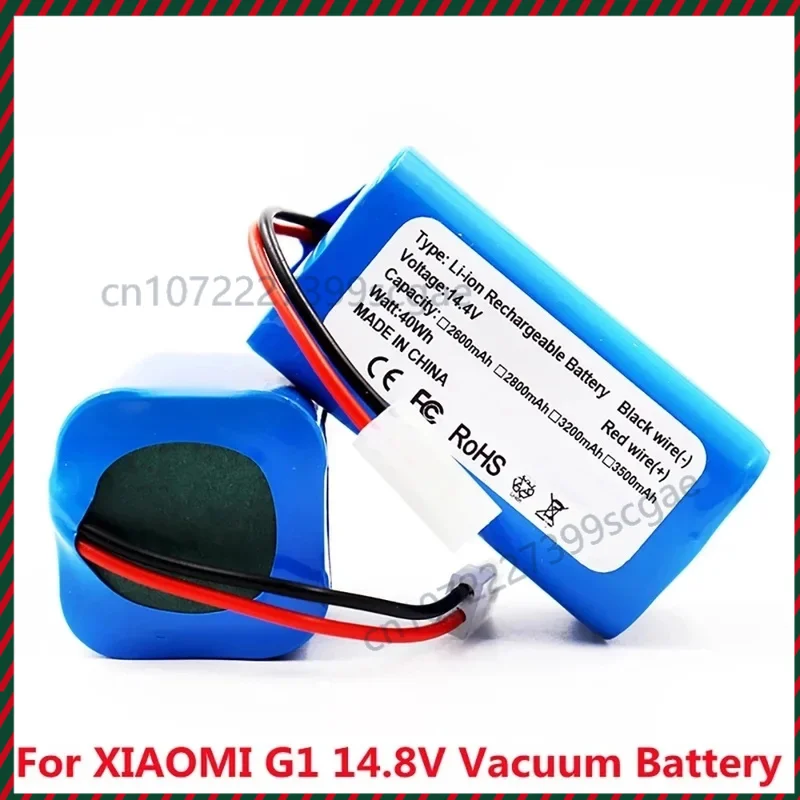 

18650 14.4V 2600mAh 3500mAh Li-ion Battery For Xiaomi G1 MI Robot Vacuum-Mop Essential MJSTG1 Robot Vacuum Cleaner Accessories