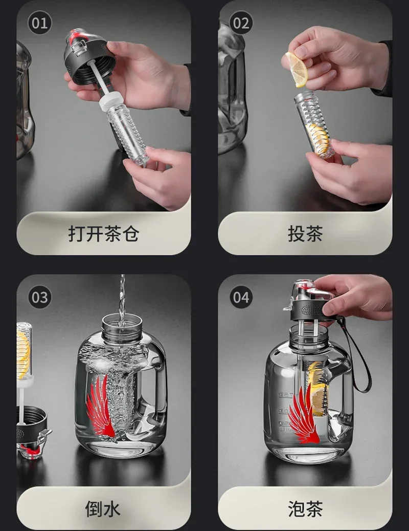 زجاجة بلاستيكية رياضية للمياه ، غلاية أكبر ، كوب شرب ، لياقة بدنية ، تخييم ، نزهات ، 5 لتر ، من من من من من ؟