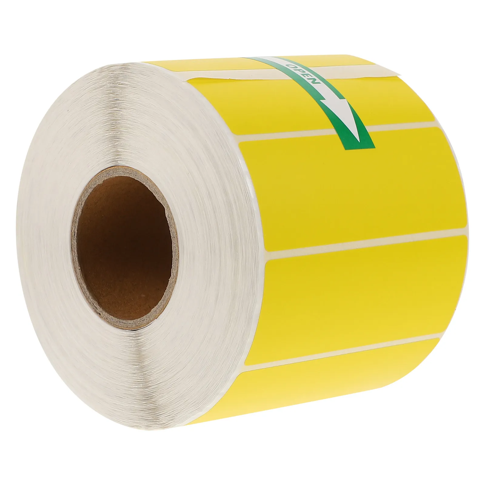 1-roll-color-label-stickers-elegant-solid-color-waterproof-self-adhesive-price-labels-continuous-roll-multipurpose