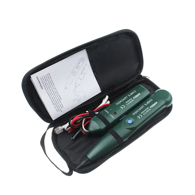 MS6812 Cable Tester LAN Network Cable Tester Wire Tracker for UTP STP Cat5 Cat5E Cat6 Cat6E RJ45 RJ11 Line Tracker