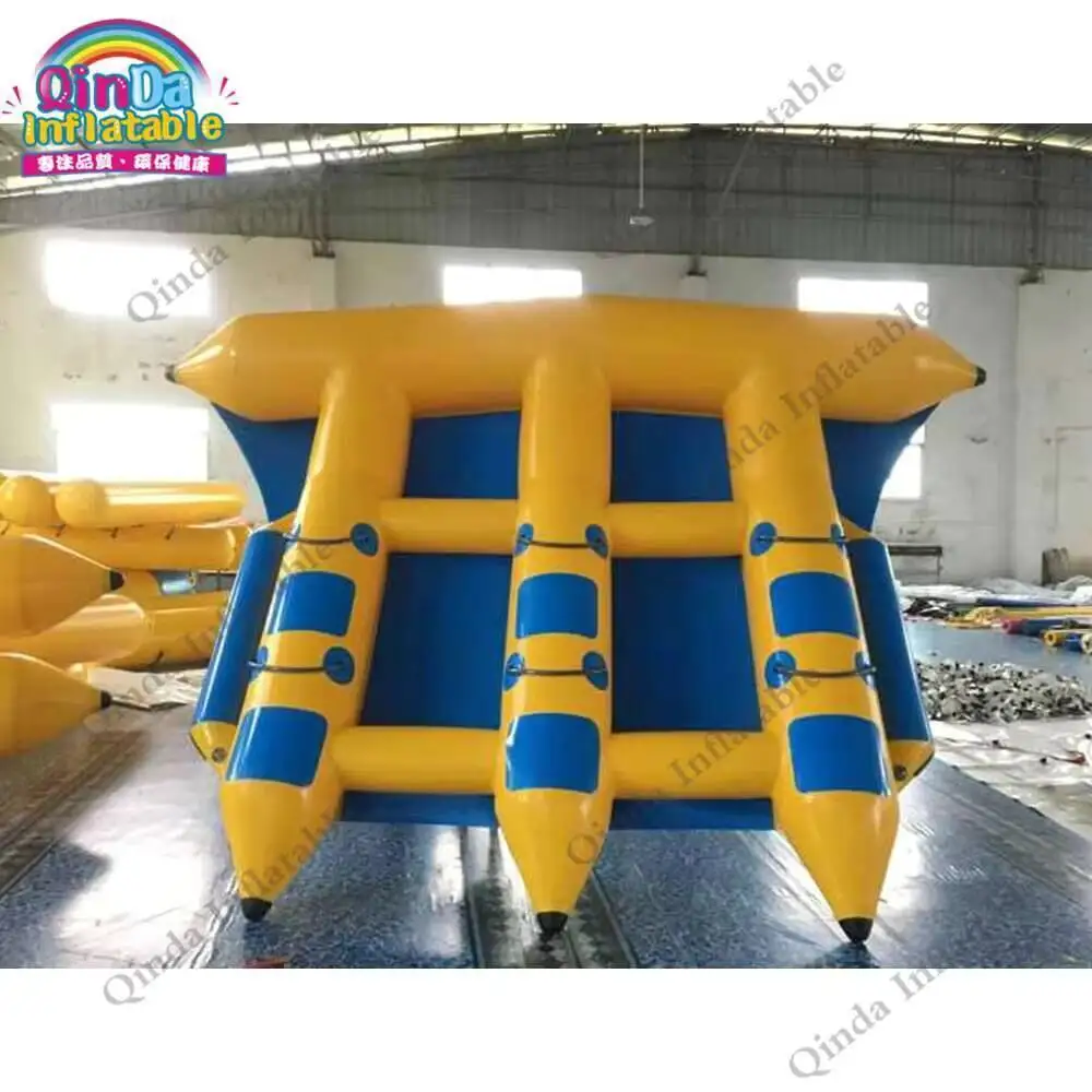 Popular Water Sport Inflatable Flying Towable Inflatable Flying Fish Banana Boat For Adults