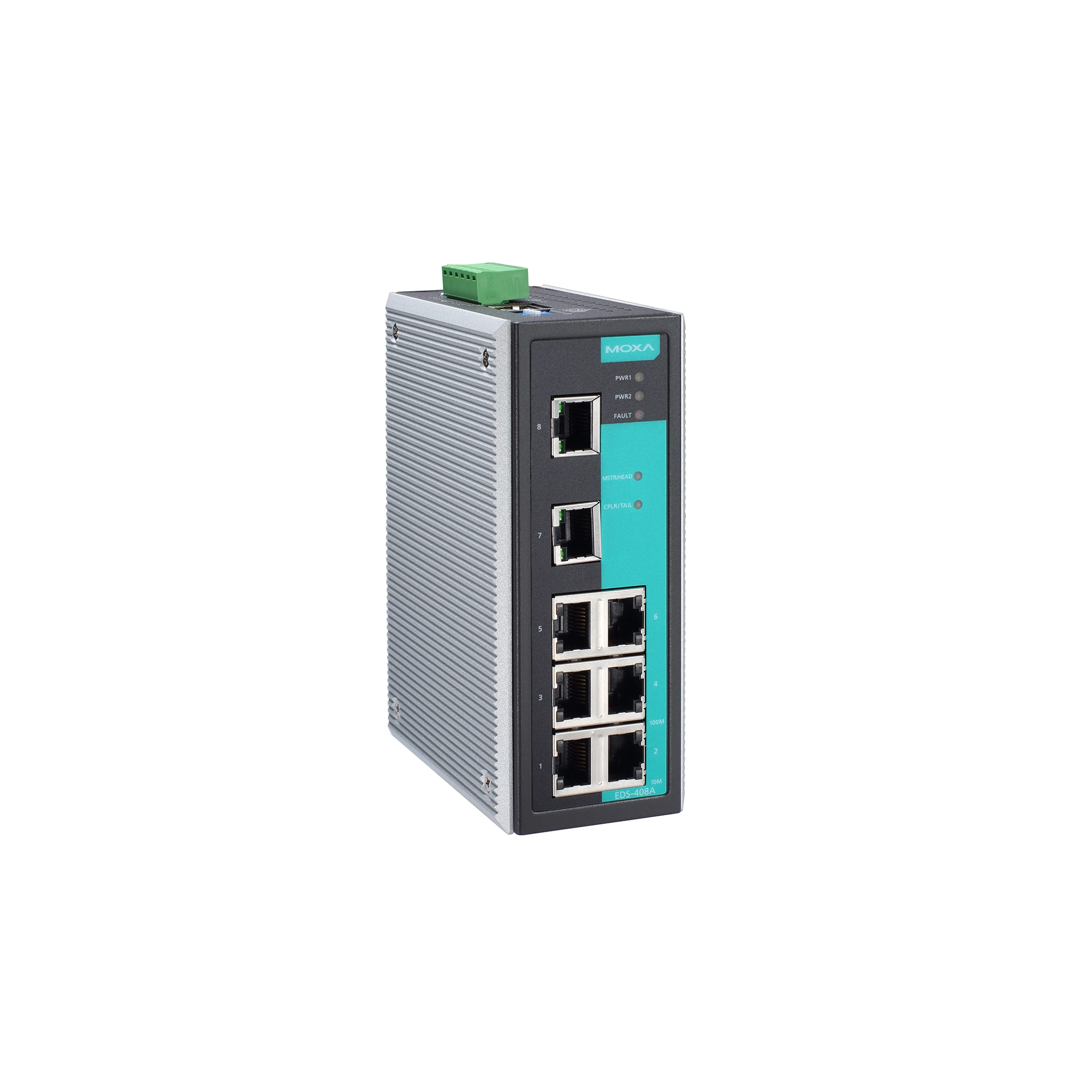 Тайвань MOXA EDS-408-a сотовый корпус восьми промышленных коммутаторов Ethernet