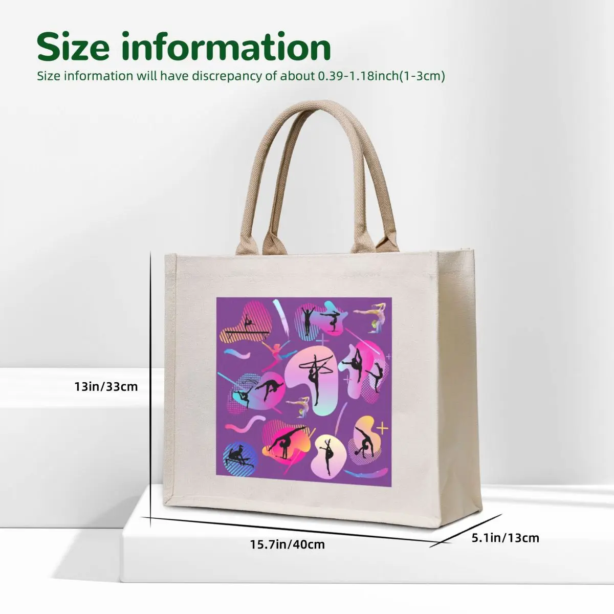 Gymnastics Tote Bag hand bag ladies tote bags aesthetic tote bags men