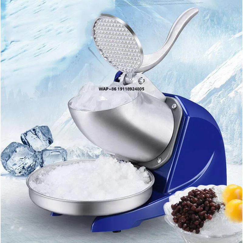 Large Ice Planer Cranked  Manual Small Sponge Smoothie Machine Handheld Mini Ice Crusher