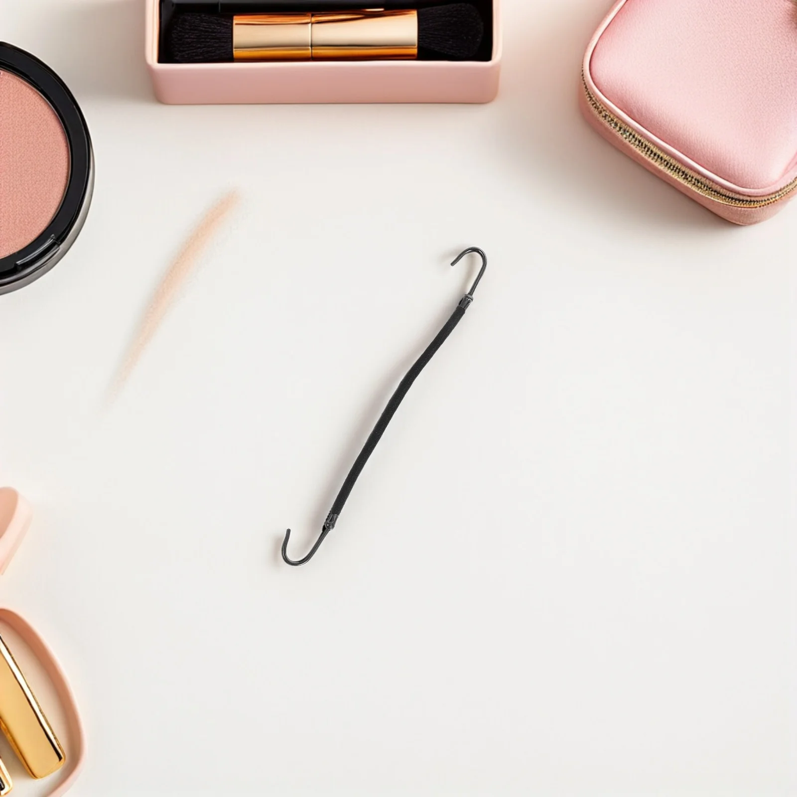 

20 шт., крючки для хвоста, густые резинки для волос, повязки на концах крючков, крючки для волос для девочек, банджи-резинки, гладкие прически