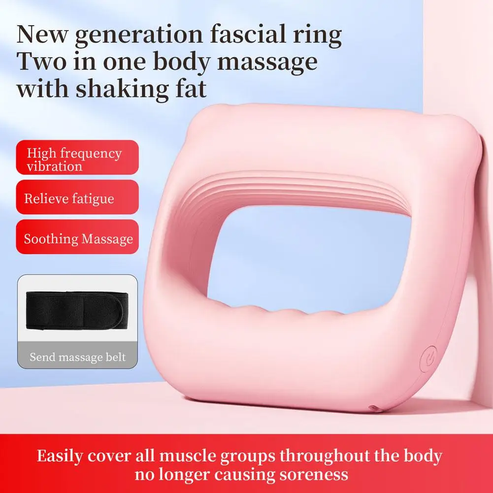 

Portable Percussion Fascia Ring USB Charging Massage Belt Vibrating Neck Membrane Massage Relaxation Shoulder Massage
