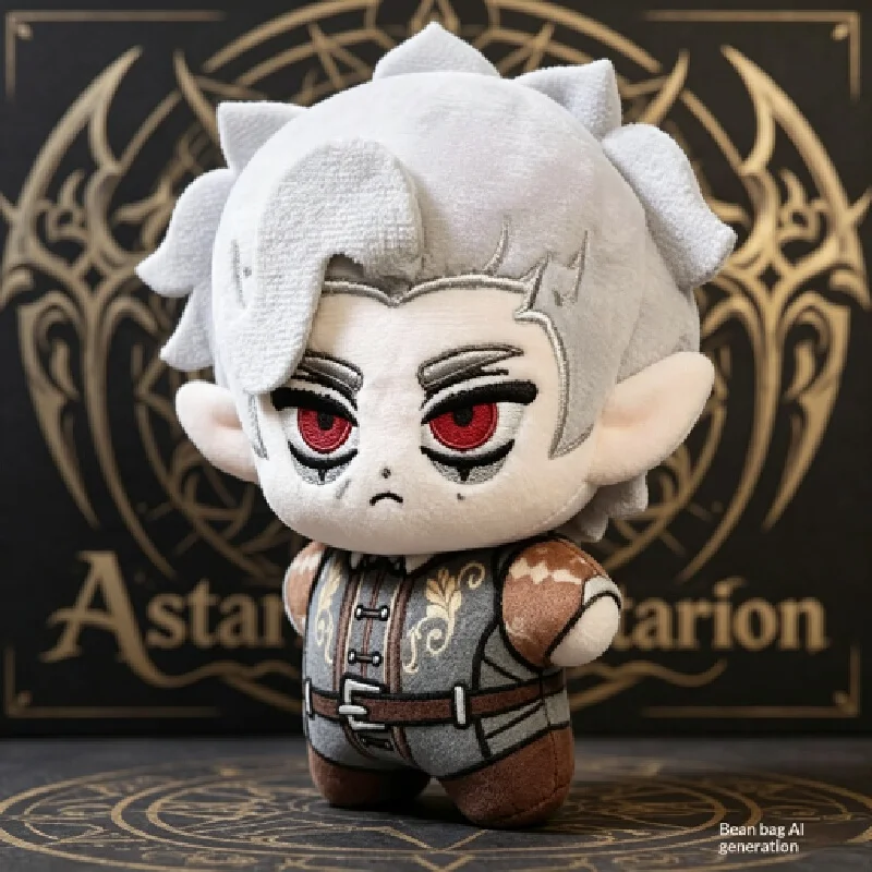 【In Stock】Astarion Plusie Doll Game Peripheral Plush Toy Kawaii Keychain  Hanging Ornament Collection Birthday Gift For Fans