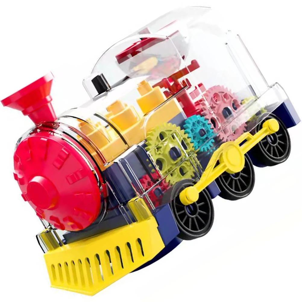 

Electric Train Toy Fun Omnidirectional Simulation Kids Creative Imitation Music Light Educational Playful