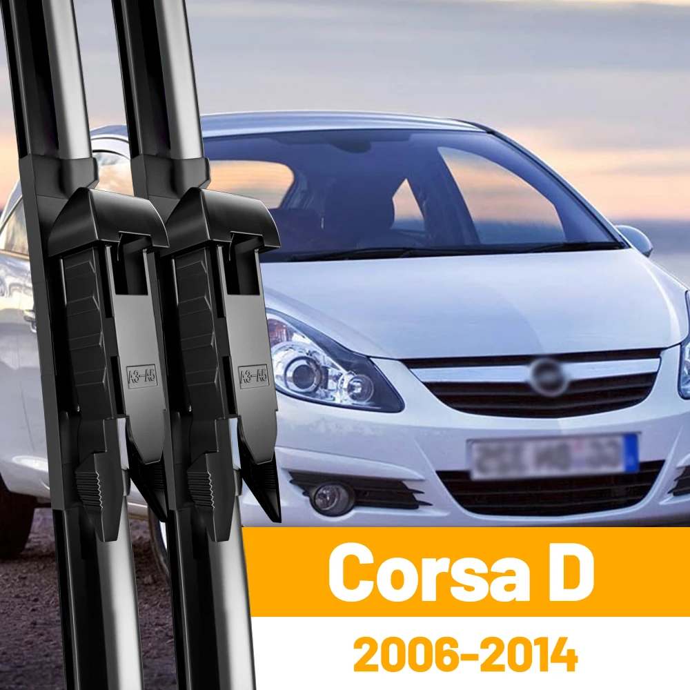 For Opel Corsa D Front Wiper Blades 2006-2014 2007 2008 2009 2010 2011 2012 Windscreen Windshield Window Accessories 26\