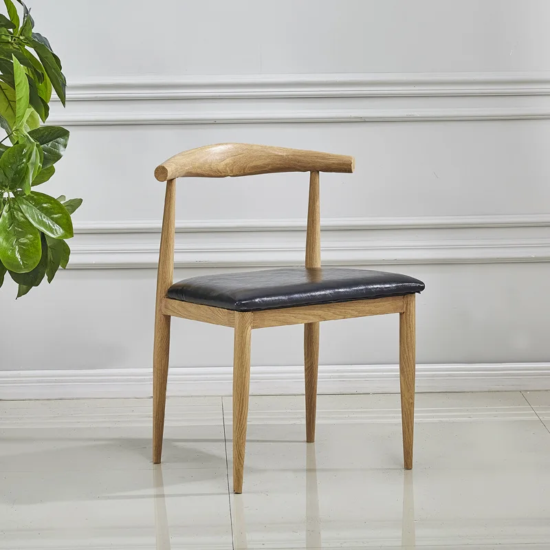 

Скандинавский рогатый обеденный стул, креативный ретро стул для кафе, набор столов для чая с молоком, кофе, магазин закусок, мебель, оптовая продажа