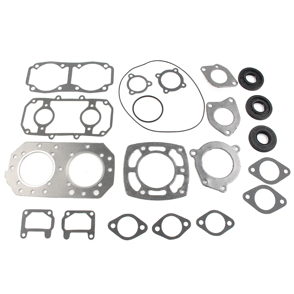 1Set Motorcycle Full Complete Engine Gasket Oil Seal & O-Ring Kit For Kawasaki 550 JS550 1982-1990